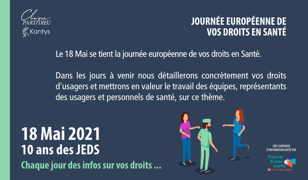 Journée Européenne de vos droits de Santé - Le 18 Mai 2021